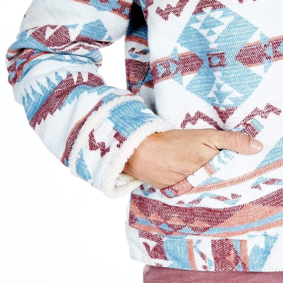 Wrangler Retro Sherpa Lined Western Jacquard Jacket Women’s XL – New | Cozy - Picture 3 of 5